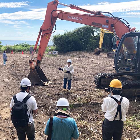 Excavate the entrance of Chousei Tanko