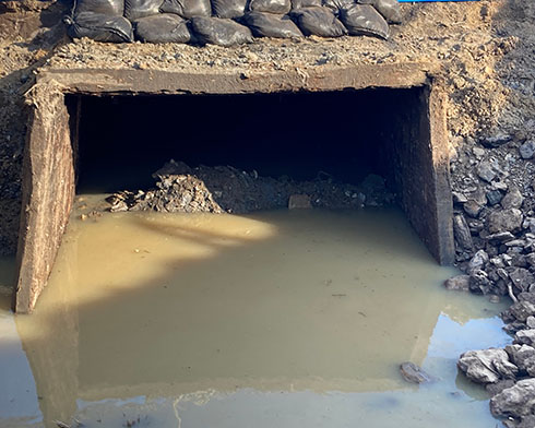 The entrance of the Chousei coal mine