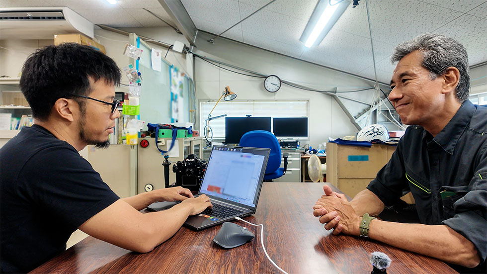 At Hiroshi Takashima's laboratory