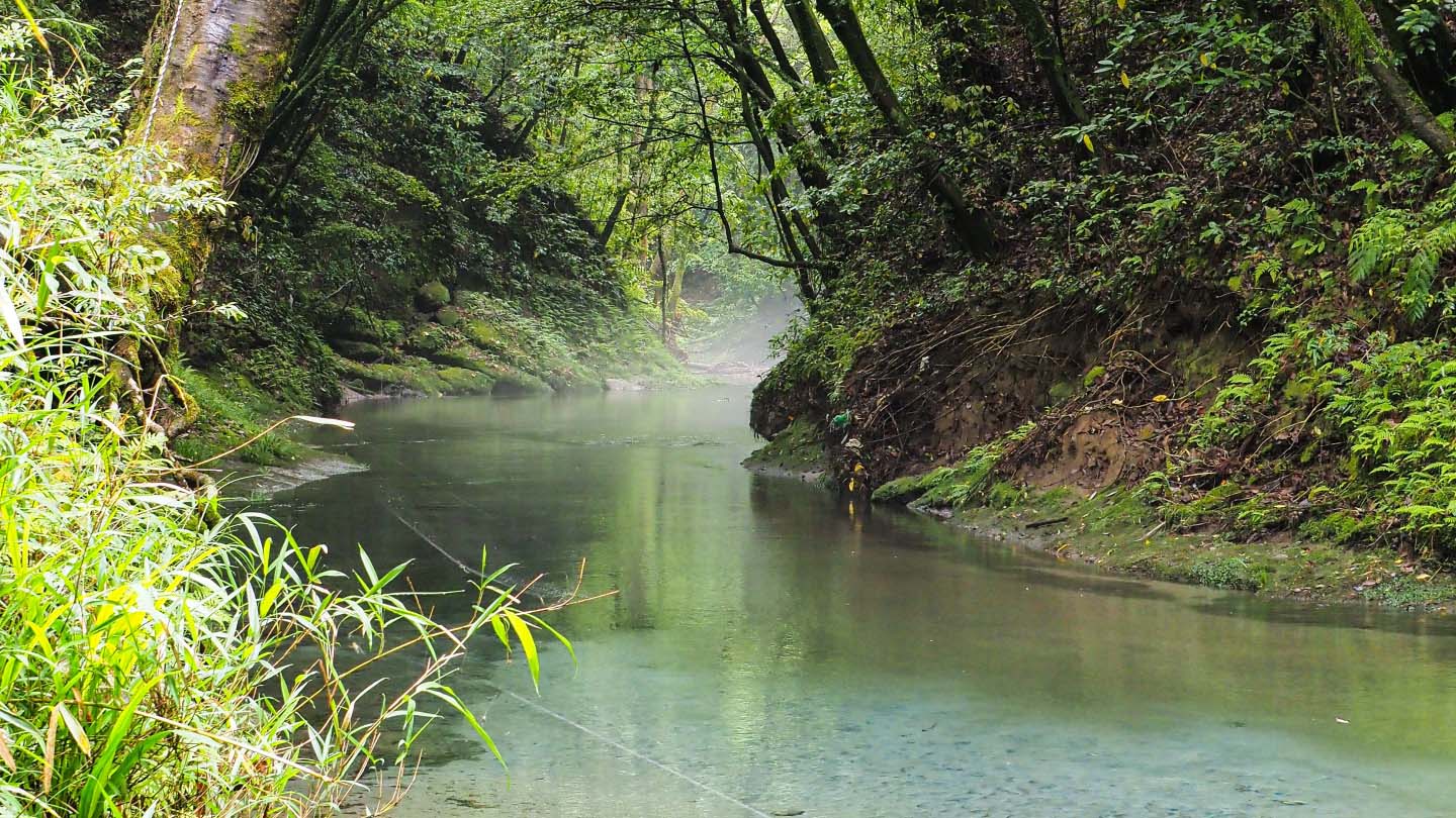 Downstream of Odemizu Spring